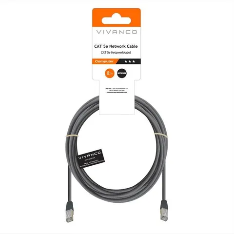 CAT5e Netzwerkkabel, 2m (20241) – Bild 1