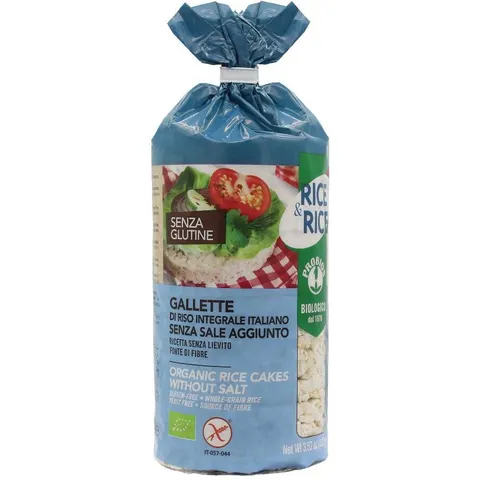probios rice&rice RiceRice Gallette Di Riso Senza 100g – immagine 1