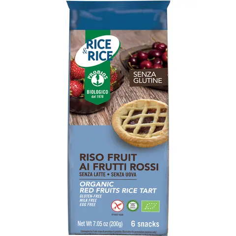 Probios R&r Riso Fruit Fr.Rossi 6x33g – immagine 1