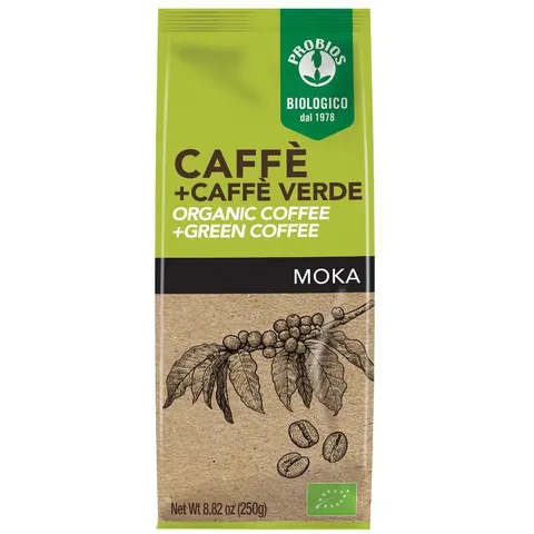 probios Caffe' con caffe' verde 250g – immagine 1