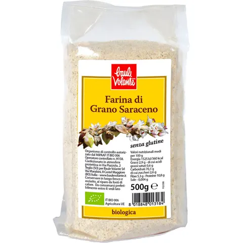 Biotobio Baule Farina Grano Sarac.500g – immagine 1