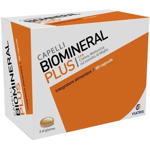Biomineral Plus Integratore Anticaduta Capelli 60 Capsule – immagine 1