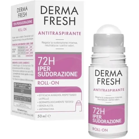 dermafresh 72H Ipersudorazione Roll On 50 ml – immagine 1