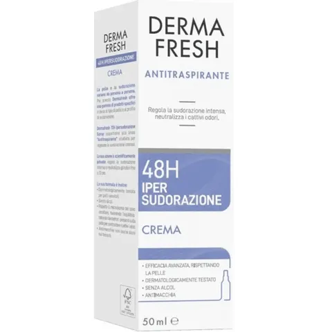 dermafresh 48H Ipersudorazione Crema 50 ml – immagine 1