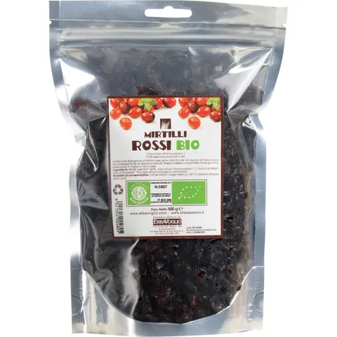 Erbavoglio Mirtilli Rossi Bio 500g – immagine 1