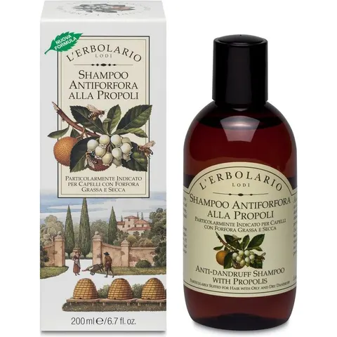 L'Erbolario Champú Anticaspa con Propóleos 200 ml – imagen 1