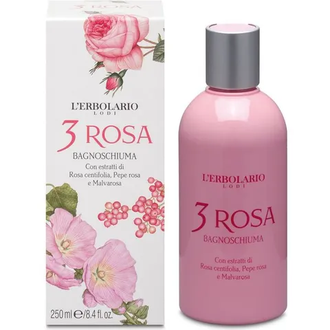 L'Erbolario 3 Rosa Bagnoschiuma 250 ML – immagine 1