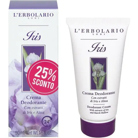 L'Erbolario Iris Deodorant Cream 50 ml – image 1
