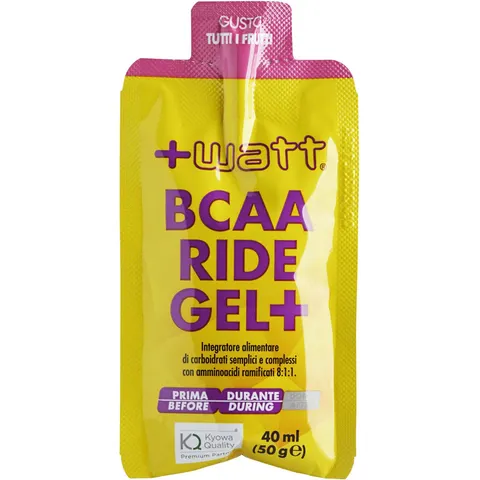 +WATT Bcaa Ride Gel+ 1 Gel Da 40 Ml – immagine 1