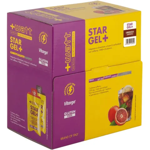 +Watt Star Gel+ 30 X 40 ml Lemon Cola – immagine 1