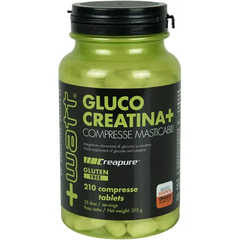 +Watt Gluco Creatina+ Gusto Arancia 210 cpr – immagine 1