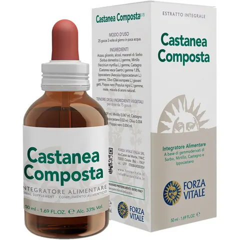 Forza Vitale Italia Castanea Composta Gocce 50ml – immagine 1