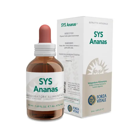 Gocce di Ananas Sys - Supplemento Naturale, 50ml – immagine 1
