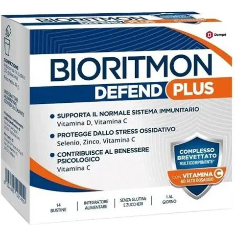DOMPE' FARMACEUTICI SpA Bioritmon Defend Plus, 14 bustine – immagine 1