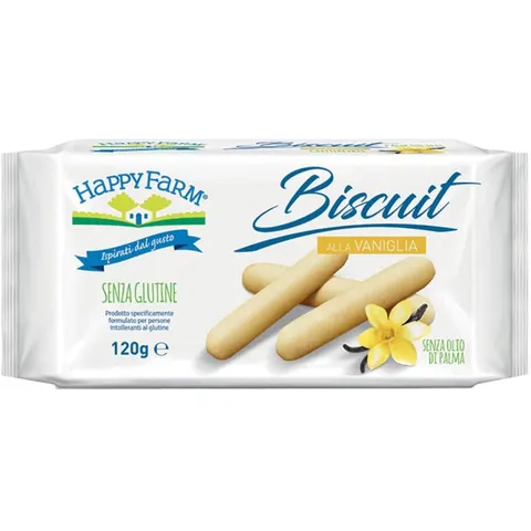 happy farm Biscotti Vaniglia 120g – immagine 1