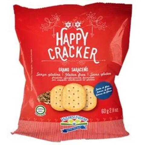 happy farm cracker grano saraceno 60 g – immagine 1