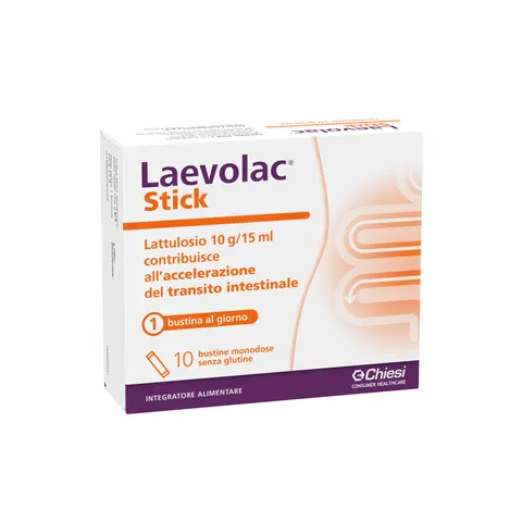 Laevolac Stick Integratore Benessere Intestinale 10 Bustine – immagine 1
