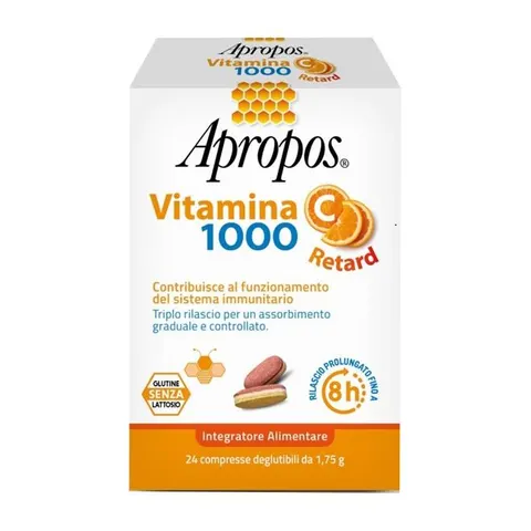 Apropos Vitamina C 1000 Retard 24 Compresse – immagine 1