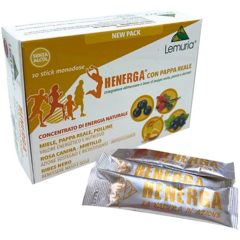 LEMURI@ Srl HENERGA PAPPA REALE 10STICK – immagine 1
