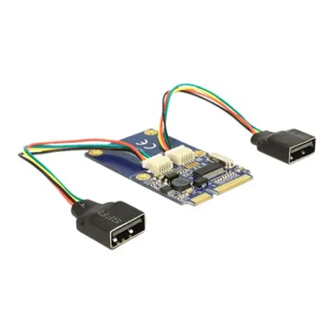 DELOCK 95242 - Mini PCIe > 2x USB 2.0 A – imagen 1
