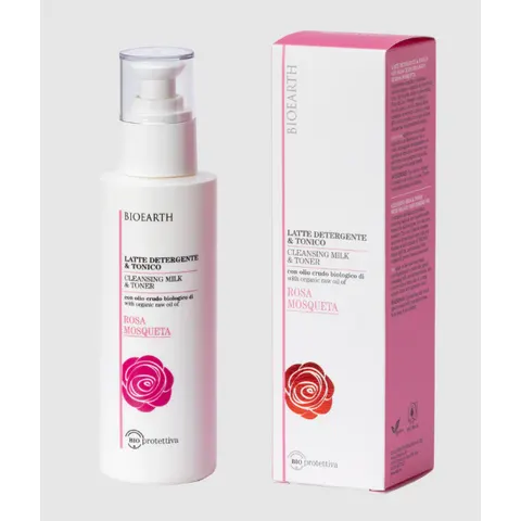 bioearth Latte Detergente e Tonico bio e vegan – immagine 1