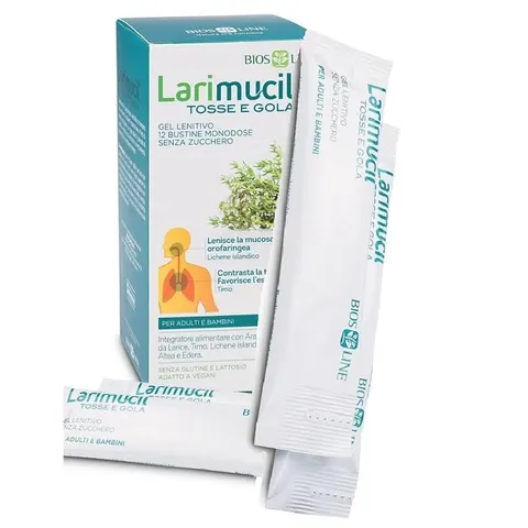 Larimucil Tosse Gola 12 Bustine 10 Ml – immagine 1
