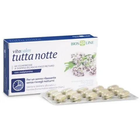 Bios Line Vitacalm Tutta Notte Mel 60cpr – immagine 1