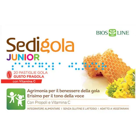 BIOS LINE SpA Sedigola Junior, 20 Pastiglie – immagine 1