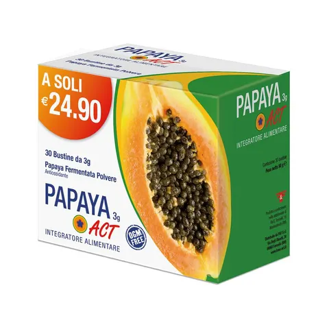 F&F Srl Papaya Act 3 g, 30 Bustine – immagine 1