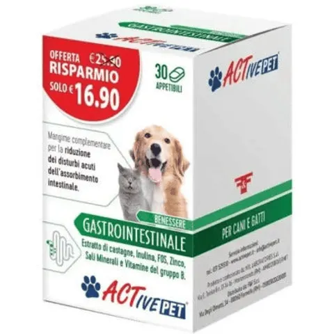 F&f Active Pet Gastrointestinale 30Cpr – immagine 1