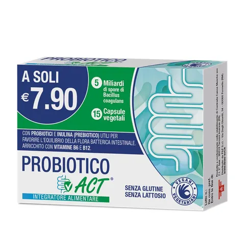 f&f Probiotico act 15 capsule vegetali – immagine 1