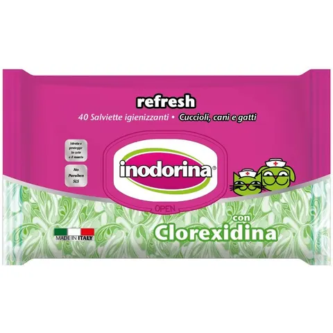 inodorina Salviette Clorexidina 40 Pezzi – immagine 1