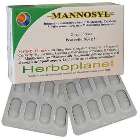 HERBOPLANET Srl MANNOSYL NEW 24CPR – immagine 1