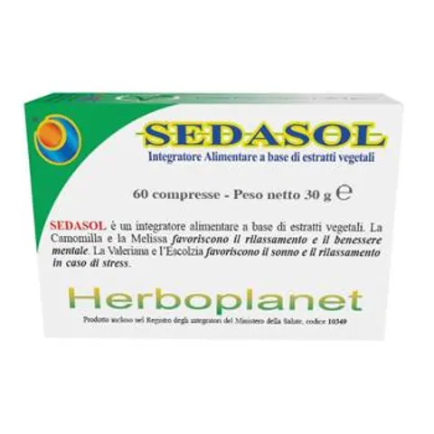 Herboplanet Sedasol 60 Compresse – immagine 1