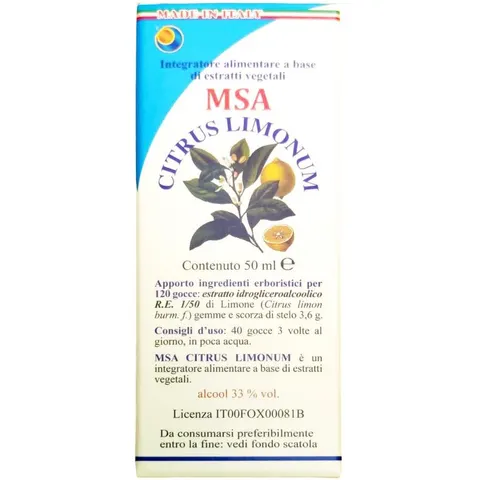 HERBOPLANET Srl MSA CITRUS LIMONUM 50ML – immagine 1