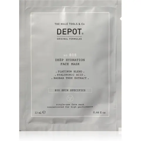 DEPOT 808 DEEP HYDRATION FACE MASK 12pz – afbeelding 1