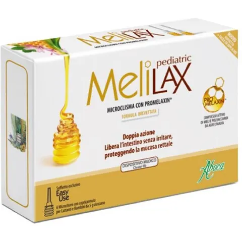 Aboca Melilax Pediatric 6 microclismi – immagine 1