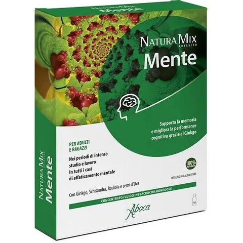 Aboca Natura Mix Advanced Mente 10 Flaconcini – immagine 1