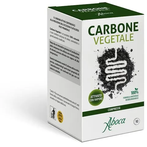 Aboca Carbone Vegetale 90 Compresse – immagine 1