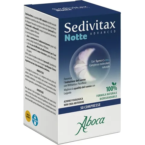 Aboca Sedivitax Notte Advanced 50 Compresse – immagine 1