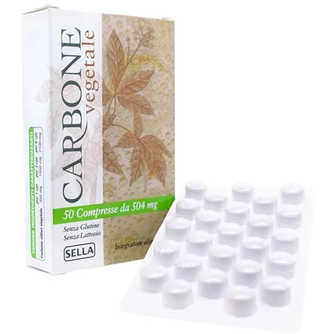 Sella Carbone Vegetale 50 Compresse – immagine 1