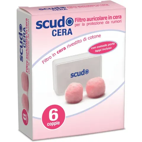 Pasquali Earplug Scudo Cera 6 Coppie – immagine 1