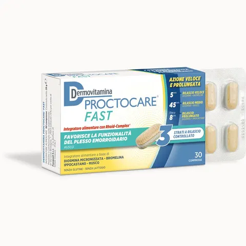 pasquali Dermovitamina Proctocare Fast 30 Compresse – immagine 1