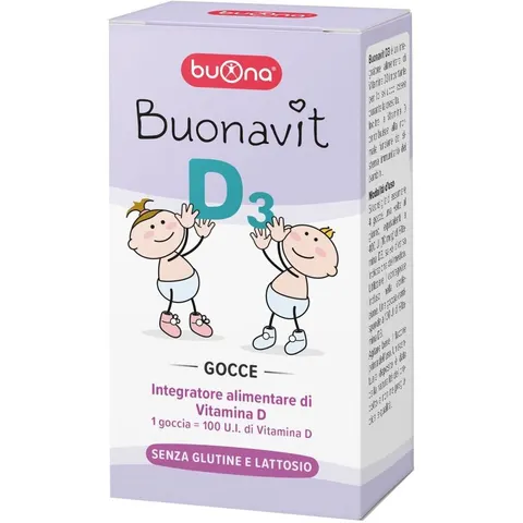 buona vit D3 Gocce 12-ml – immagine 1