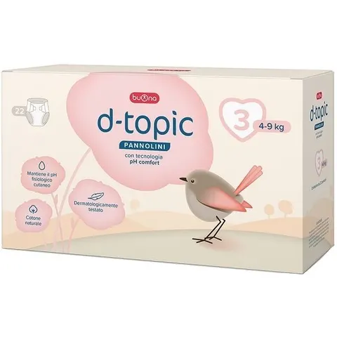 Buona Dtopic Pannolini 3 22pz – immagine 1
