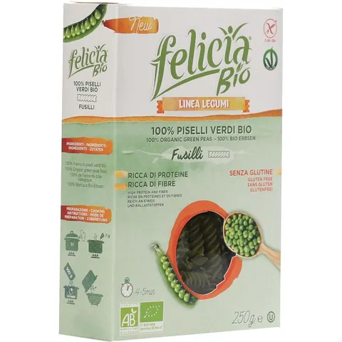 BIO + fusilli piselli verdi 250g – immagine 1