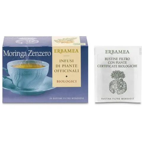 Moringa Zenzero Erbamea 20 Bustine – immagine 1