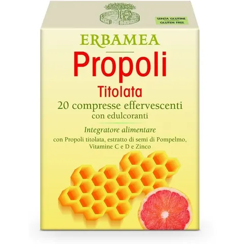 Erbamea Propoli Titolata 20 Compresse Effervescenti – immagine 1