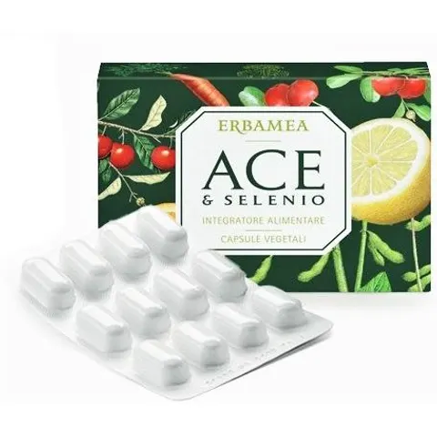 erbamea Ace e selenio 24 capsule vegetali – immagine 1