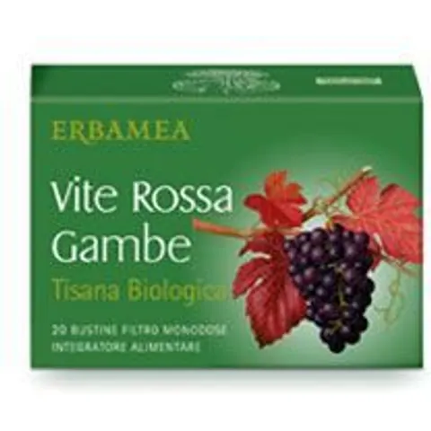 erbamea Vite Rossa Gambe Tisana Bio 20 Bustine – immagine 1